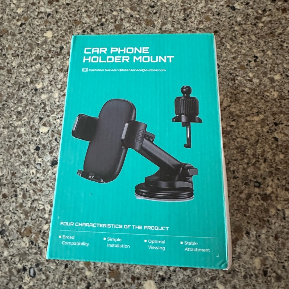 Universal Black Car Phone Mount